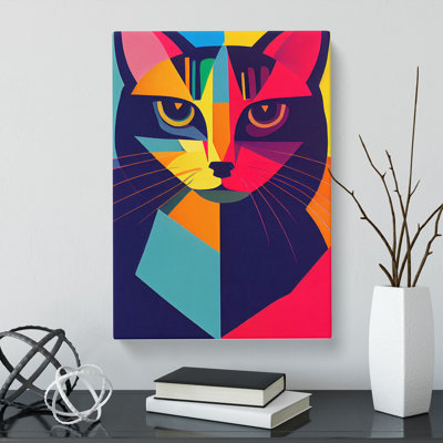 Abstract Cat Vol.2 - Wrapped Canvas