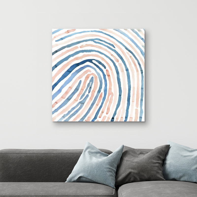 Fingerprint - 32"x32" art on canvas