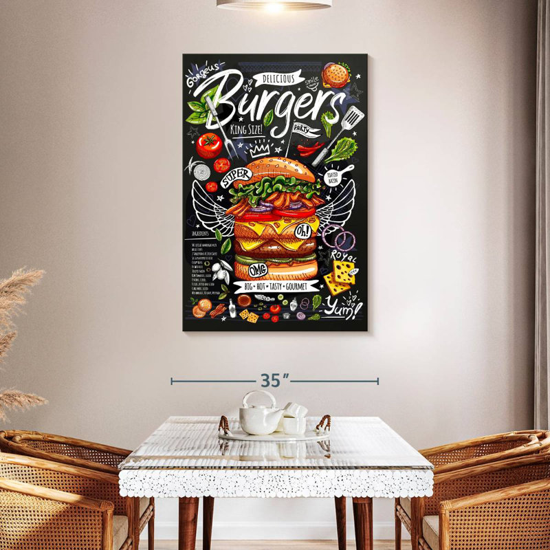 Yarlin King Size Burger, 48" H x 32" W