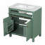 Ensemble de meuble-lavabo gris 60 po-1833123459