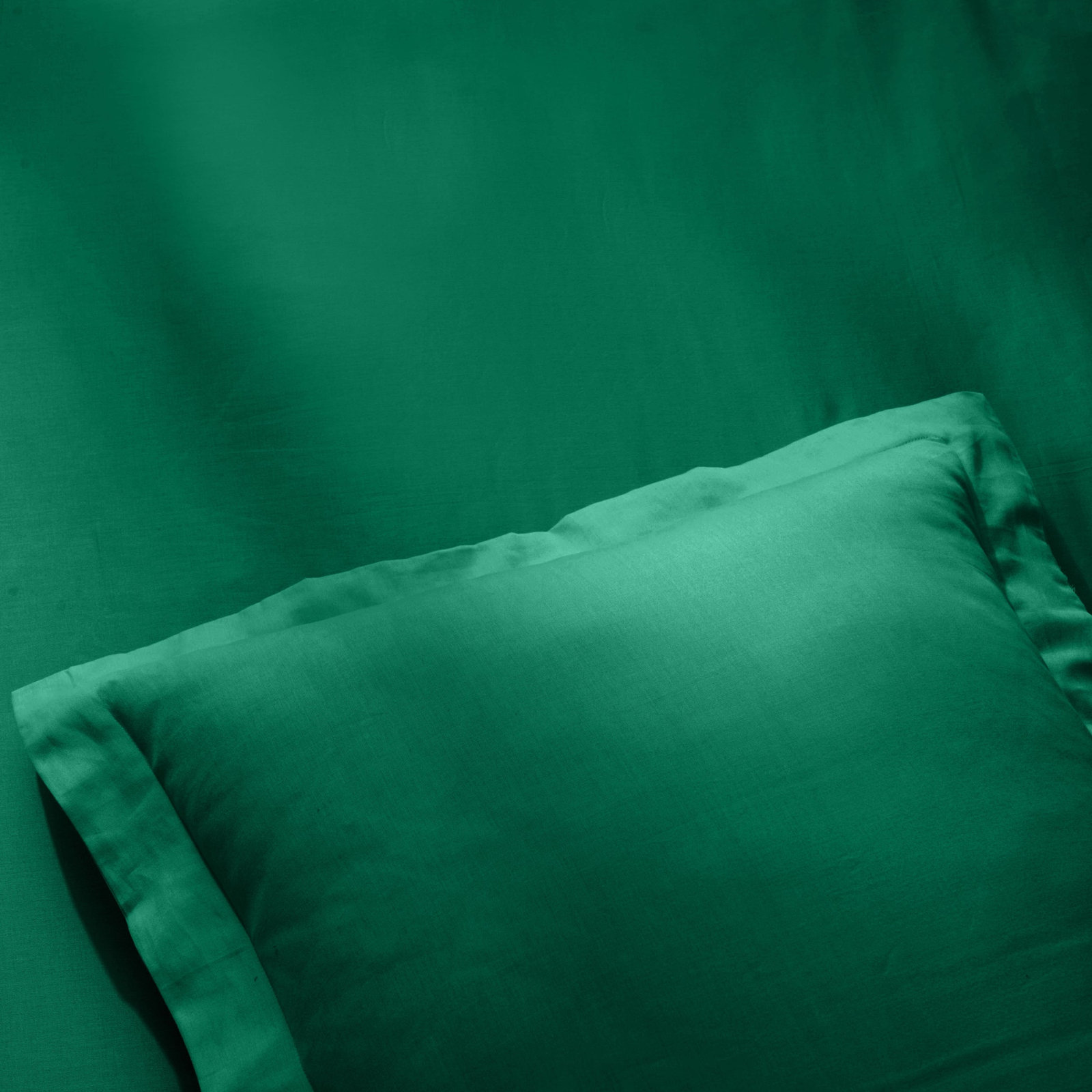 Lunete Egyptian Cotton Duvet Cover Set, King / Cal. King Duvet Cover+ 2 Pillow Shams,, Green