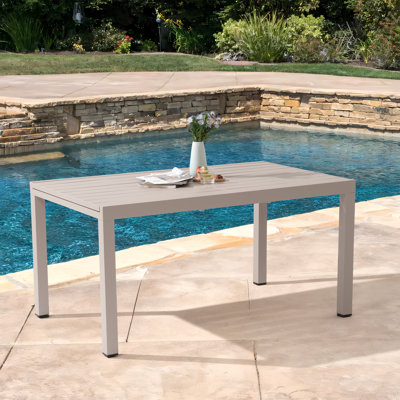 Table d'extérieur en aluminium Emmott