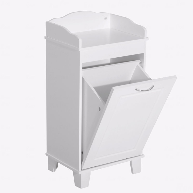 Storage Cabinet, 31", Bathroom Storage, 31" Tilt Out Laundry Hamper, Free Standing Home Organizer Hamper