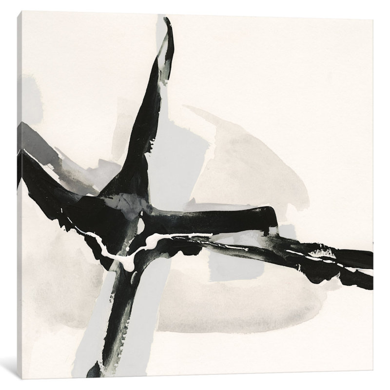 « i », reproduction d’art sur toile Creamy Neutral, H 26 po x l 26 po x P 1,5 po, Toile tendue, Pas de tapis