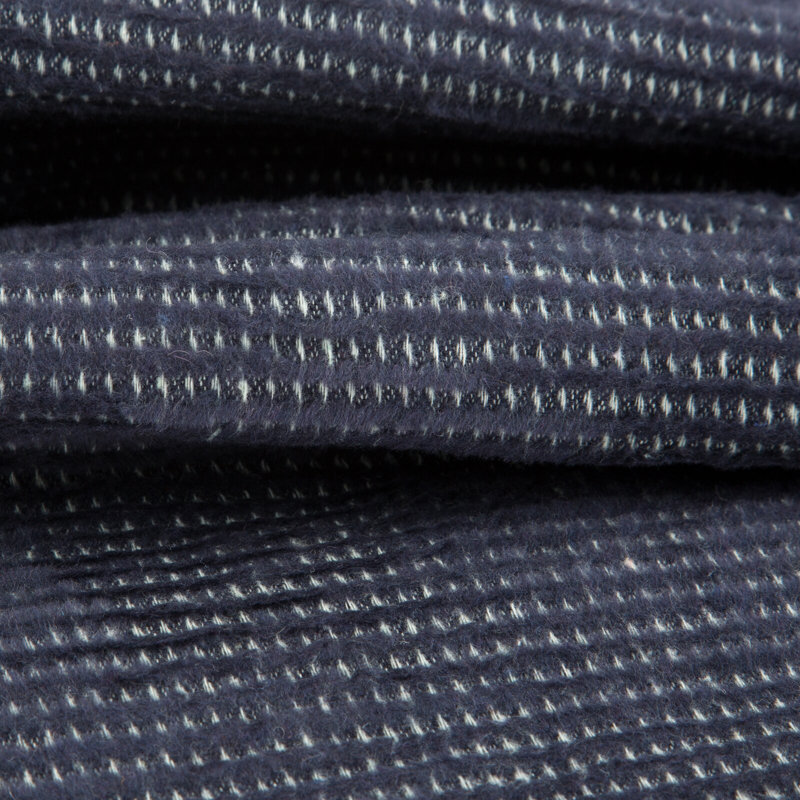 Montevia Polyester No Pattern Bedspread, 220 x 240 cm, Marine
