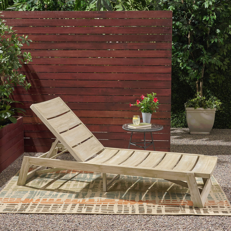 Chaise Lounge, Gray