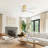  5 Solid Wood Blades Flush Mount Ceiling Fan Woven Rattan Cover DC Motor With Remote Light-342134497-342134522