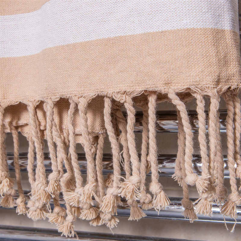 Nicola Spring - Deluxe Cotton Turkish Bath Towels, Beige