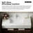  ClarityPure 27.56 in. x 15.75 in. Undermount Bathroom Sink in White Ceramic with Overflow Drain