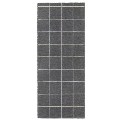 Runner Shabuh Geometric Hand Woven Indoor / Outdoor Area Rug