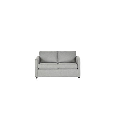 57" Upholstered Angled Track Arm Loveseat (No TP)