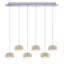 Luminaire suspendu en grappe 6 lumières Bixby-1451239005