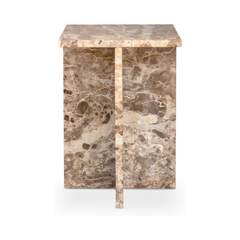 Blair Accent Table Panther Marble, Beige