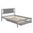 Platform Bed With Adjustable Trundle-198232460