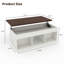 Table basse à plateau relevable Farmhouse
