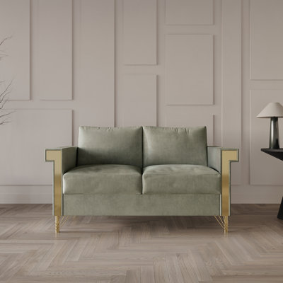 Snaresbrook Fabric 56.3'' Reception Loveseat