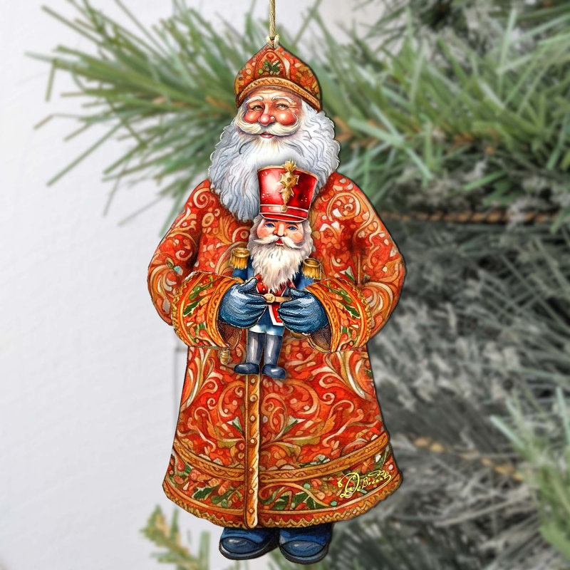 Ornements en bois Santa's Holiday