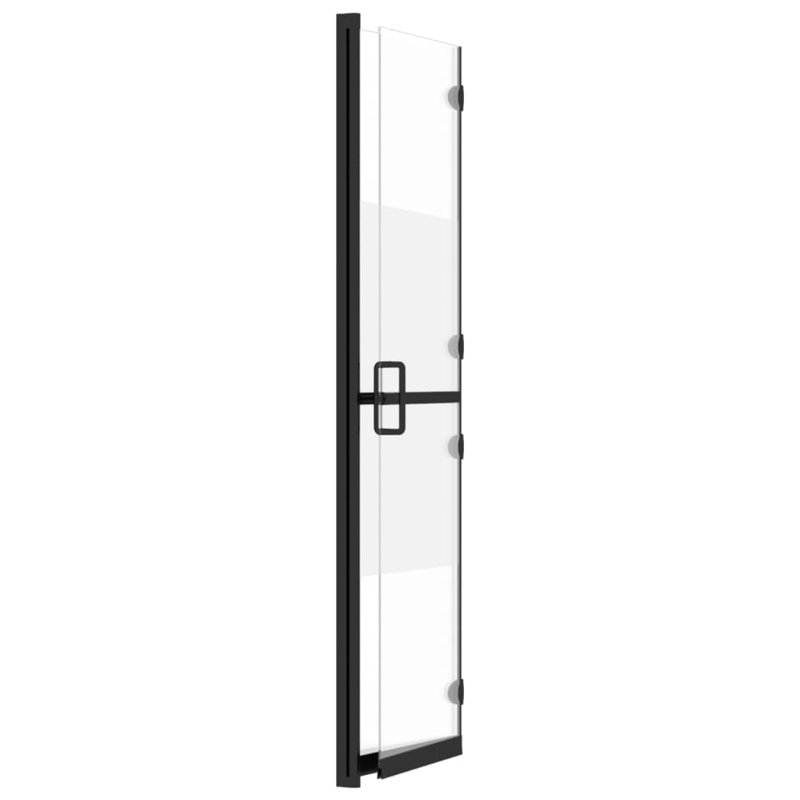Mckinnie Folding / Bi-Fold Semi-Frameless Tub Door with Frosted Glass, 190cm H x 110cm W