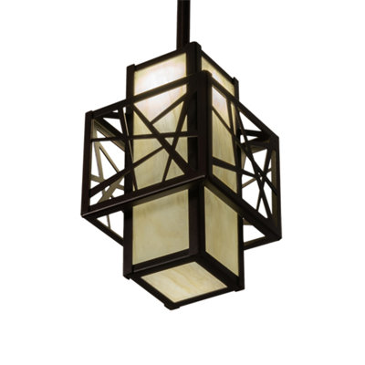 Luminaire suspendu carré / rectangulaire à DEL 1 lumière Yehiel