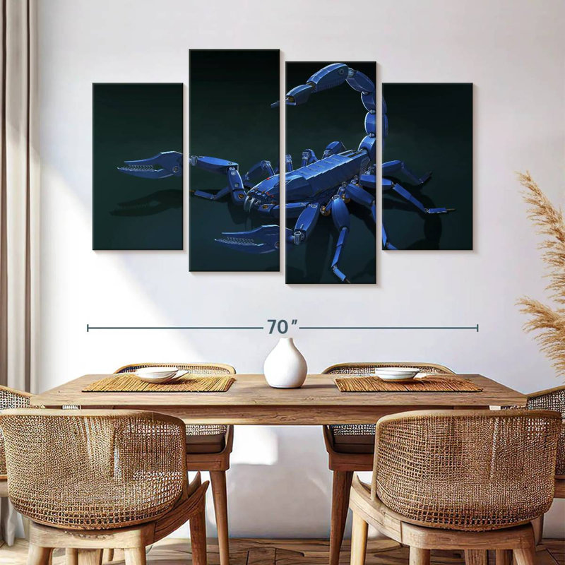 Kelan Metal Scorpion, 42" H x 68" W