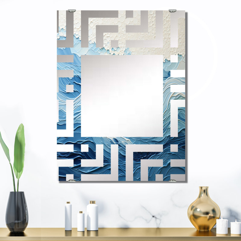 Abria - Miroir mural Coastal, 32 po x 24 po