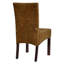21" Wide Rustic Farmhouse Style Solid Wood Woven Back Ratten Dining Chair Set