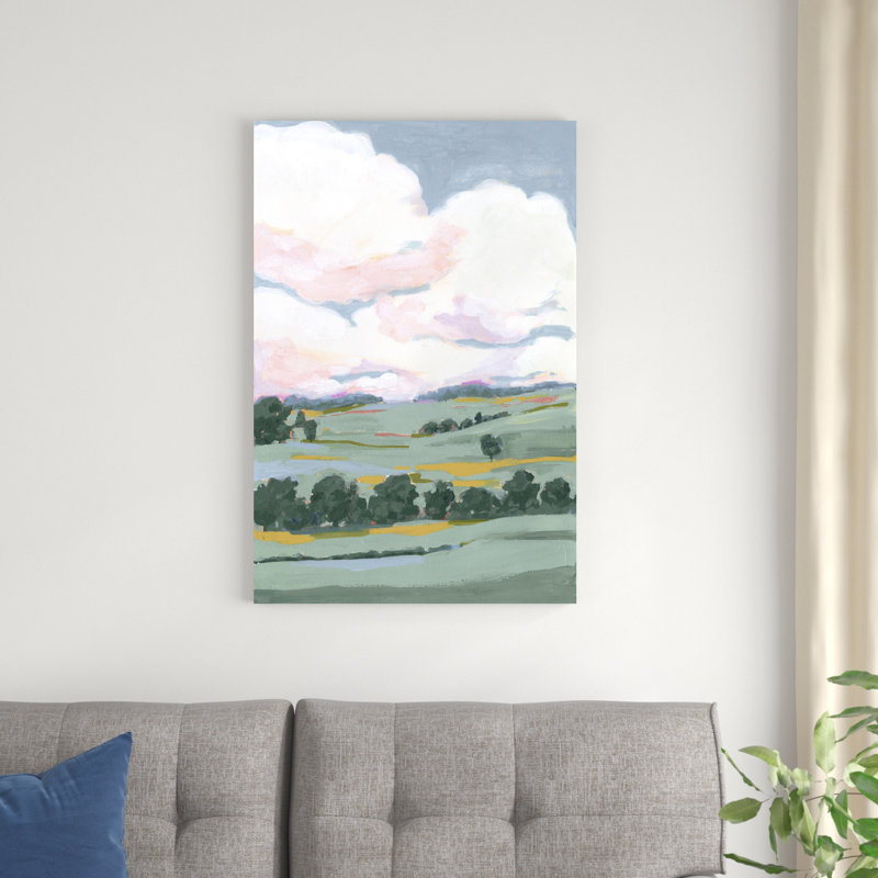 Vue pastel II, H 36 po x l 24 po x P 1 po
