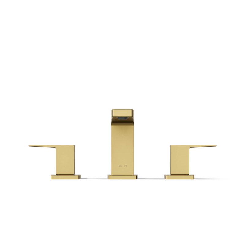 Honesty Widespread Bathroom Sink Faucet, 0.5 Gpm, Brass