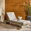 Leroy Outdoor Teak Chaise Lounge-358974385-358974384