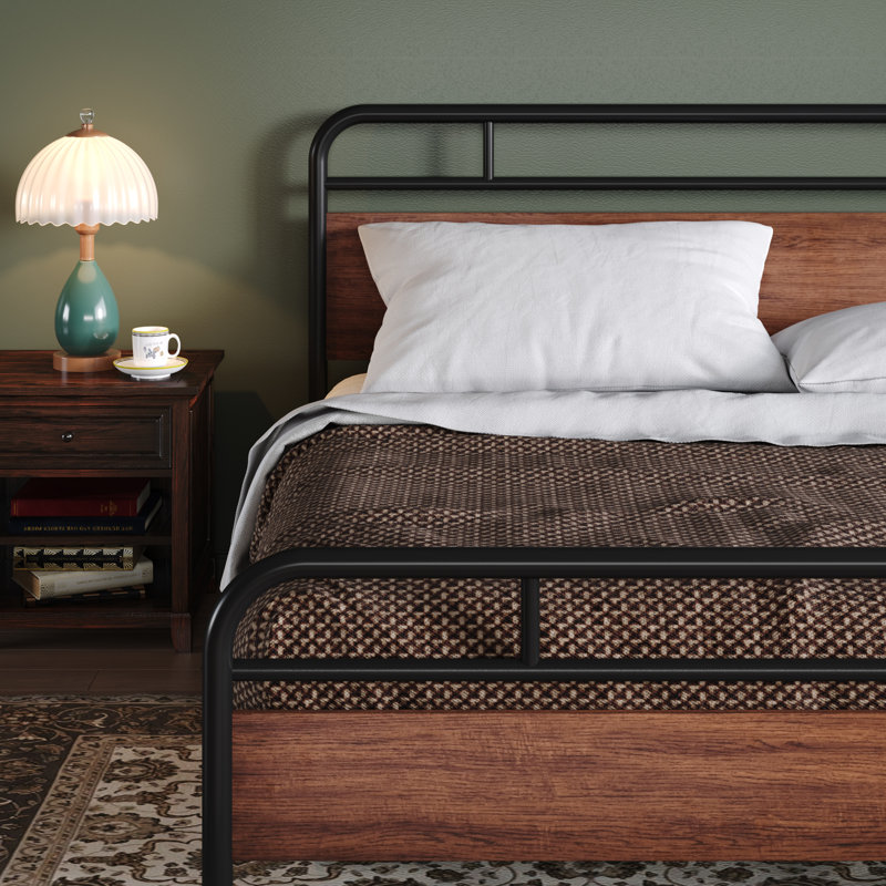 Aveana Platform Bed, Walnut, Full
