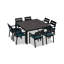 Pacifica Outdoor 9 - Piece Dining Set with Cushions-898008360-898008352