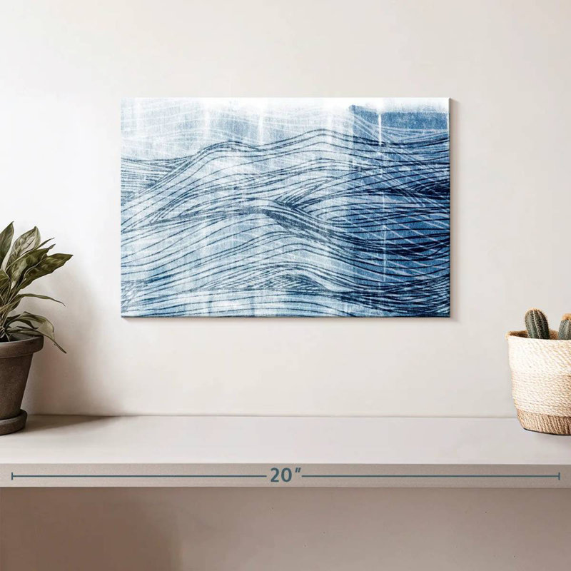 Gillard Indigo Waves I, H 8 po x l 12 po