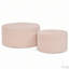 Ensemble de 2 poufs cylindriques rembourrés-1815984023-1815984026