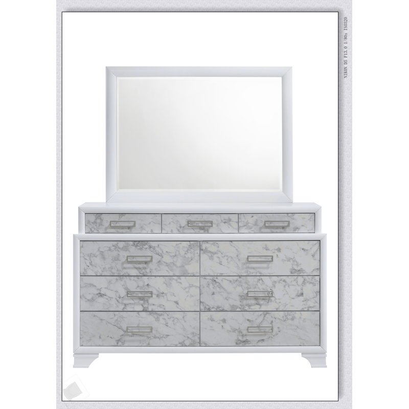 Commode en bois blanc Soul Soul