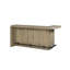 Table de bar 78 po x 30 po x 36,25 po en chêne