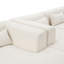 Canapé rembourré avec coussin de dossier pour le salon, beige-1823919219