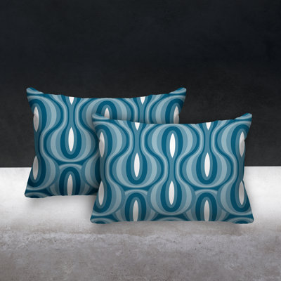Outdoor Reversible Throw Pillow