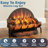 Touchstone BurnBrite 27" Smart Electric Fireplace Log Insert with Crackling Sound