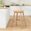 Tabouret de bar en bois massif Danel-877360258-927250379