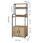 Dare 59.94cm Baker's Rack with Microwave Compatibility-429105524
