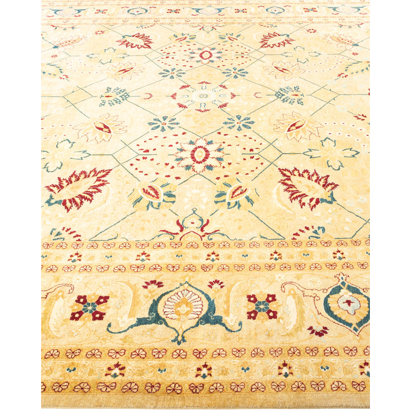 Classic One-of-a-Kind 9' 1" X 11' 9" Hand Knotted Area Rug