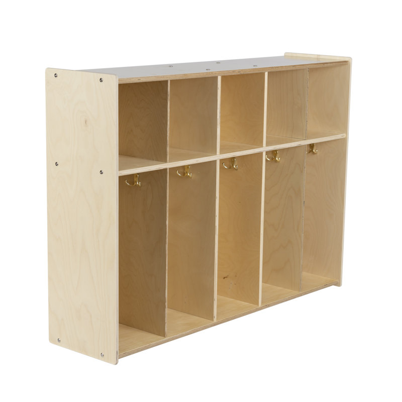 Solid Wood 2 - Tier 47'' School Locker