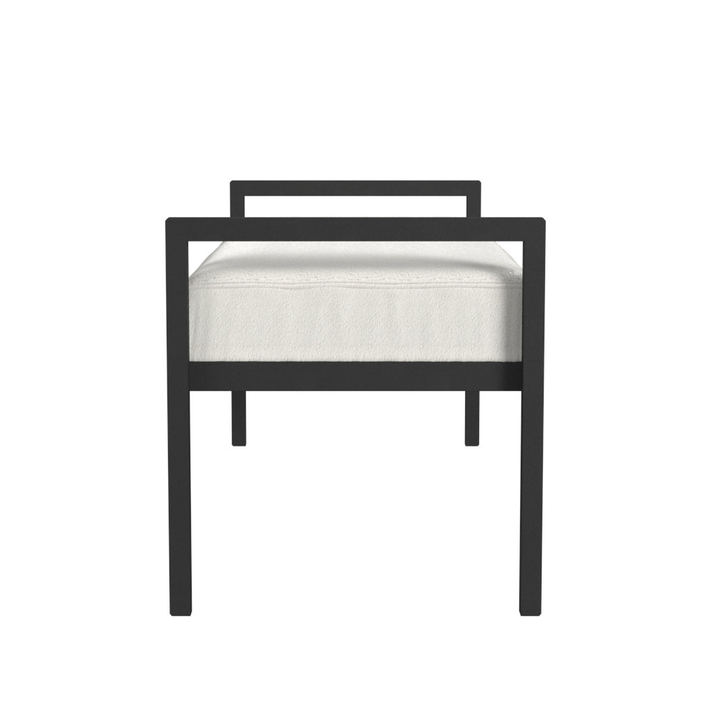 Loxe Bench, Cream Boucle