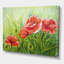 «Red Blossoming Poppies III», peinture sur toile-59842584-59842586