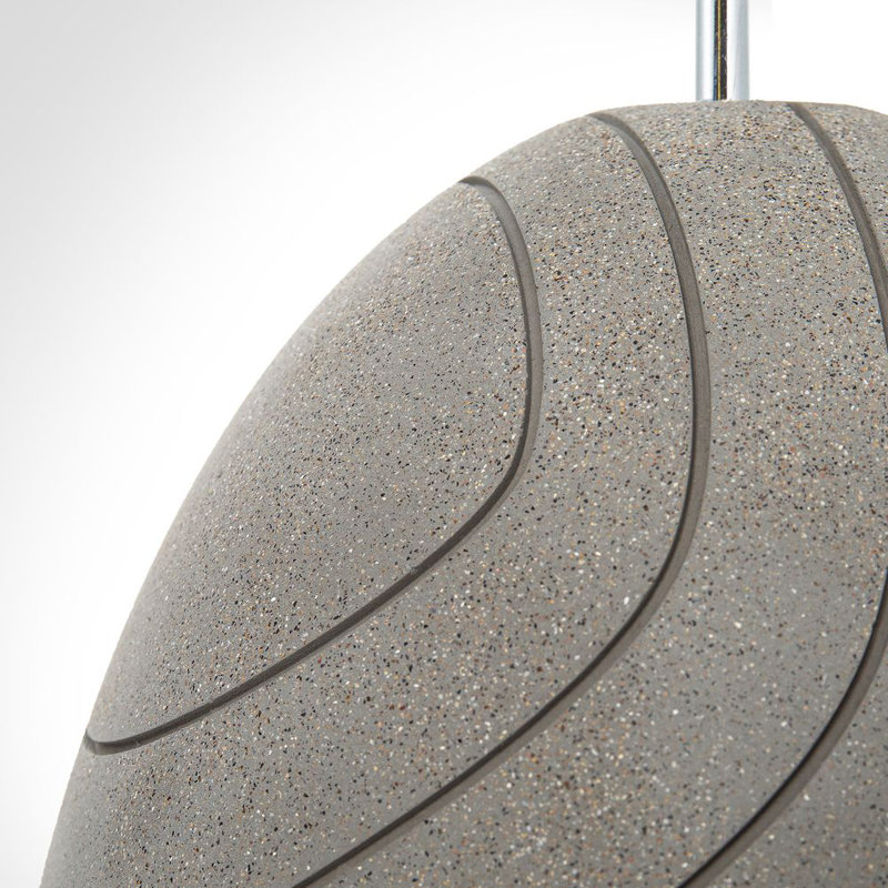 Sobieski 1 - Light Bell Pendant, Stone Grey, Black