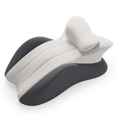 Oreiller à mémoire de forme, oreiller ergonomique pour la lecture, soutien du dos et du cou
