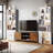 Tiranke Storage Bookcase with Door Cabinets-542606568-594531062