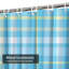 Rideau de douche Plaid Check Egg-129040931