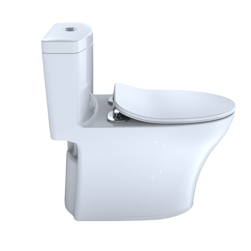 Aquia® IV Ready Dual-Flush Elongated One-Piece Toilet with High Efficiency Flush (Seat Included)