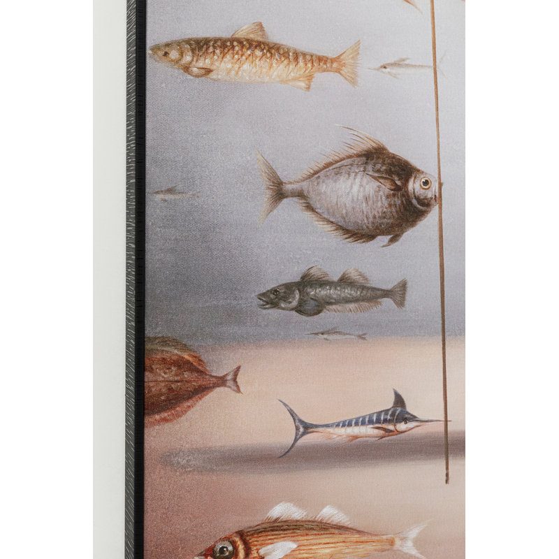 Framed Picture Cloud Fisherman Boat